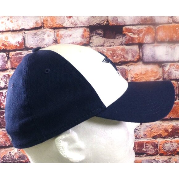 Dallas Cowboys New Era NFL Cap With Star Logo & Embroidered Back Text Navy/White - Picture 2 of 8